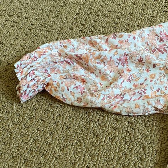 Joie Boho Floral Print Blouse S - Picture 7 of 10